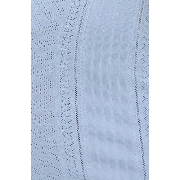 Guess Bodycon Sweater Dress Women's Medium Adaline Sleeveless Fitted Knit Blue - Picture 8 of 10